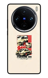 Classic Porsche 911 Vivo X100 Pro Glass Case